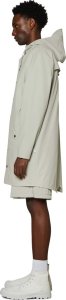Rains Rains kurtka przeciwdeszczowa unisex LONG JACKET 12020 80 CEMENT XL 6