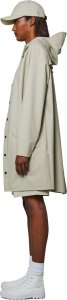 Rains Rains kurtka przeciwdeszczowa unisex LONG JACKET 12020 80 CEMENT XL 9