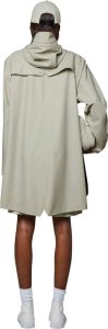 Rains Rains kurtka przeciwdeszczowa unisex LONG JACKET 12020 80 CEMENT XL 10