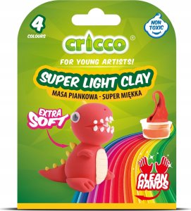 Cricco Masa piankowa zestaw mini 30g Dinozaury CRICCO 1