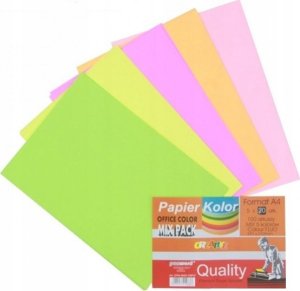 Penword PAPIER OFFICE COLOR A4/200-5 FLUO MIX 1