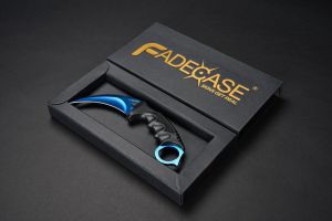 Fadecase Karambit Blue steel (50001) 2