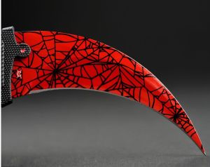 Fadecase Karambit Elite Crimson Web E5-CW 2