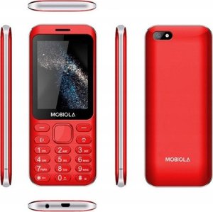 Telefon komórkowy Mobiola TELEFON GSM MOBIOLA MB3200i 2G CZERWONY TELEFON KLASYCZNY DLA SENIORA 1