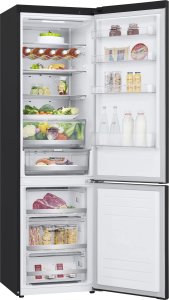 Lodówka LG LG Šaldytuvas GBB72MCUGN Energy efficiency class D Free standing Combi Height 203 cm No Frost system Šaldytuvas net capacity 277 L Šaldiklis net capacity 107 L Ekranas 35 dB Juodas 14