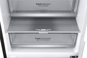 Lodówka LG LG Šaldytuvas GBB72MCUGN Energy efficiency class D Free standing Combi Height 203 cm No Frost system Šaldytuvas net capacity 277 L Šaldiklis net capacity 107 L Ekranas 35 dB Juodas 6