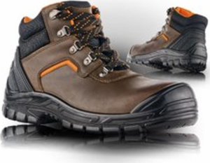 VM Footwear HANNOVER S3 SRC 2720 - trzewiki ochronne, skóra hydrofobowa CRAZY HORSE, kompozytowy podnosek, kevlarowa wkładka antyprzebiciowa, podeszwa PU/PU 48 1