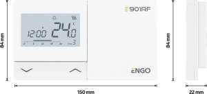 Salus Bezprzewodowy, elektroniczny regulator temperatury - E901RF + karta paliwowa 4