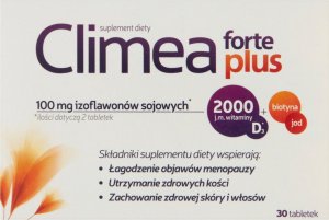 Aflofarm CLIMEA_Forte Plus suplement diety łagodzący objawy menopauzy 30 tabletek 1