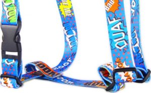 Matteo Matteo Szelki Guard 30mm graffiti niebieskie 4