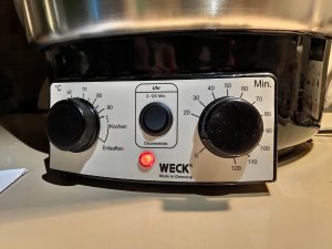 Jata WECK Preserving Cooker Stainless Steel with Clock 3
