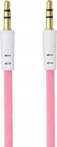 Kabel USB Vega KABEL JACK WTYK-WTYK 0,9M PŁASKI RÓŻOWY 3,5 CALA PINK> 1