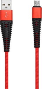 Kabel USB Vega USB-A - microUSB 3 m Czerwony 2