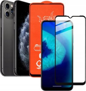 Vega SZKŁO SOMOSTEL IPHONE X XS  11 PRO PŁASKIE HARTOWANE 9H CZARNA RAMKA  5,8 CALA 9D> 1