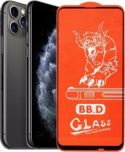 Vega SZKŁO SOMOSTEL IPHONE X XS  11 PRO PŁASKIE HARTOWANE 9H CZARNA RAMKA  5,8 CALA 9D> 5