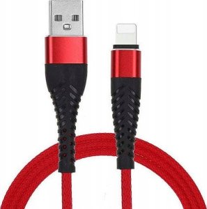 Kabel USB Vega REDX KABEL IPHONE  CZERWONY 2M FAST CHARGING FASTON QUICK CHARGE WZMACNIANY> 1