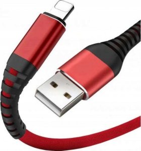 Kabel USB Vega Lightning - 2 m Czerwony 3