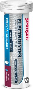 Sponser Elektrolity SPONSER ELECTROLYTES TABS Berry tabletki (pudełko 12szt x 10 tabletek) (NEW) 2