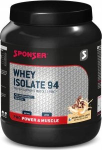 Sponser Odżywka SPONSER WHEY ISOLATE 94 Kawa Latte puszka 850g (NEW) 1