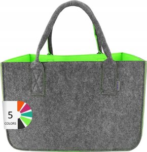 Mona Torba filcowa zielona LEVIATAN 7