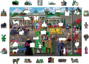 Hedo Drewniane Puzzle z figurkami - Plac Paryski w Berlinie, 505 elementów 1