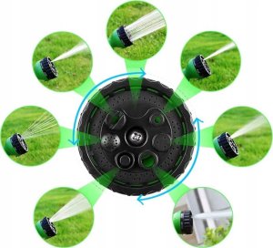 Verk Wąż ogrodowy X-HOSE rozciągliwy pistolet 7,5-22,5m niebieski 4