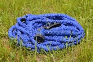 Verk Wąż ogrodowy X-HOSE rozciągliwy pistolet 7,5-22,5m niebieski 5