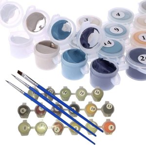 Norimpex BUKIET KWIATÓW OBRAZ MALOWANIE PO NUMERACH 07680 7