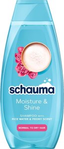 Schauma Moisture & Shine szampon do włosów suchych i normalnych z wodą ryżową 400ml 1