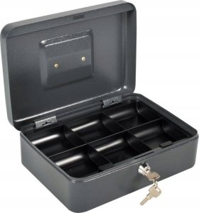 Metalowa skrzynka na pieniądze, 6 przegródek 4