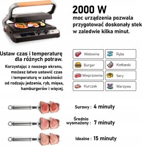Grill elektryczny Lauben 2000SB 8