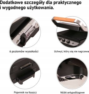 Grill elektryczny Lauben 2000SB 9