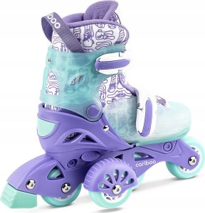 Step2 ROLKI CARIBOO ROLLERS STEP ONE FIOLETOWO-MIETOWE (26-29) CAR-ST1-XS-PM 4