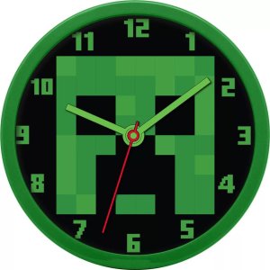 Kids Euroswan Zegar ścienny Wall clock 25cm Minecraft MIN3018 2