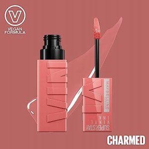 Maybelline  MAYBELLINE_Super Stay Ink Vinyl winylowa pomadka w płynie 100 Charmed 4,2ml 7