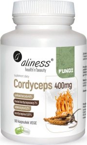 Aliness ALINESS FUNGI CORDYCEPS SINENSIS 400MG 90 KAPSUŁEK VEGE 1