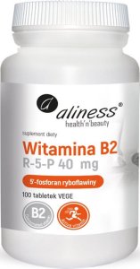 Aliness ALINESS WITAMINA B2 RYBOFLAWINA 40MG 100 TABLETEK VEGE 1