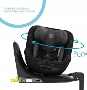 Wózek Maxi Cosi Maxi-Cosi automobilinė kėdutė Mica Pro Eco i-Size 360 0-18 kg, authentic black 17