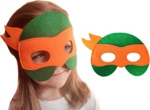 PRC FILCOWA MASKA MICHELANGELO ŻÓŁWIE NINJA 2