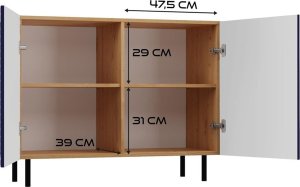 Topeshop Komoda KAMA 2D/K ARISAN GRANAT 5