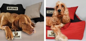 AIO FACTORY Legowisko 80 x 60  //  100 x 75 Beżowe 11