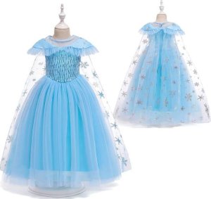 PRC STRÓJ FROZEN II SUKIENKA ELSA KRAINA LODU E201 KSIĘŻNICZKA 120 6