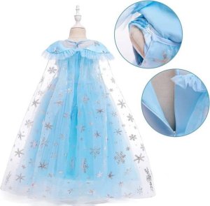 PRC STRÓJ FROZEN II SUKIENKA ELSA KRAINA LODU E201 KSIĘŻNICZKA 120 9