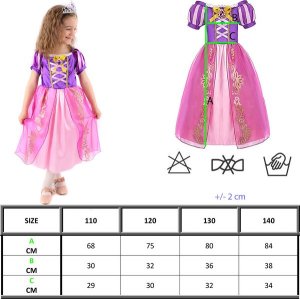 PRC STRÓJ SUKIENKA ROSZPUNKA KSIĘŻNICZKA DISNEY 130 12