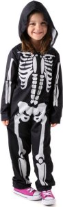 PRC STRÓJ PRZEBRANIE SZKIELETOR KOŚCIOTRUP HALOWEEN KARNAWAŁ UNISEX 5-6 lat 8