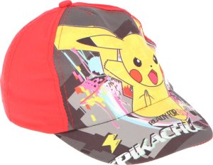 DIFUZED CZAPKA DASZKIEM POKEMON PIKACHU 54 CZERWONA 1