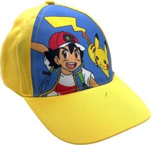 DIFUZED CZAPKA DASZKIEM POKEMON ASH PIKACHU BEJSBOLÓWKA 1