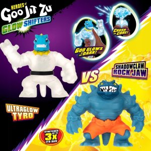 Figurka Tm Toys Goo Jit Zu - Glow Shifters - Tyro Vs Rockjaw 3