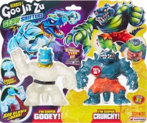 Figurka Tm Toys Goo Jit Zu - Glow Shifters - Tyro Vs Rockjaw 9