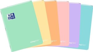 Oxford Zeszyt A4/60K kratka Easybook Pastel (8szt) OXFORD 2